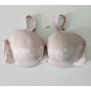 Soma Stunning Support Balconet Floral Full Coverage Underwire Pink Bra 40DDD New